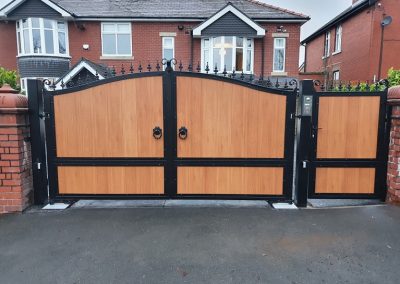 aluminium electric gates
