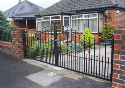 Wrought Iron Gates, Failsworth Manchester