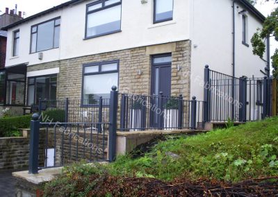 garden Railings Hollingworth Lake, Littleborough