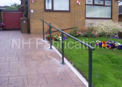 Simple Driveway Railings