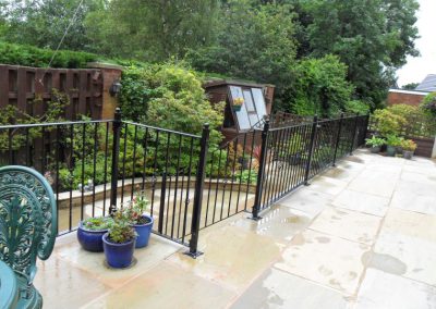 Wrought Iron Garden Railings Cheshire