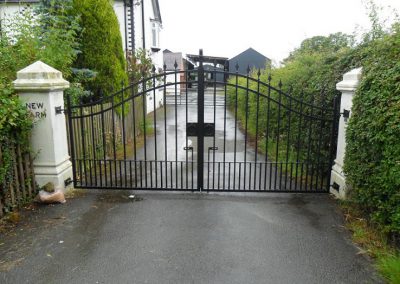 Wrought iron electric gates walsdon
