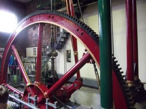  Ellenroad working steam engine, cotton mill, Lancashire industrial heritage