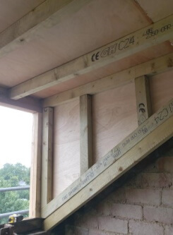 Residential multi-flat conversion roof 1