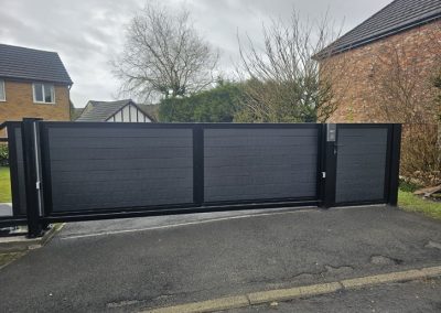 Cantilever gate in Bamford Rochdale